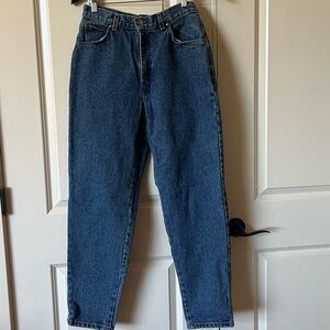 Vintage Levi's Medium Wash Cotton High Waisted Tapered Leg Jeans Size 13